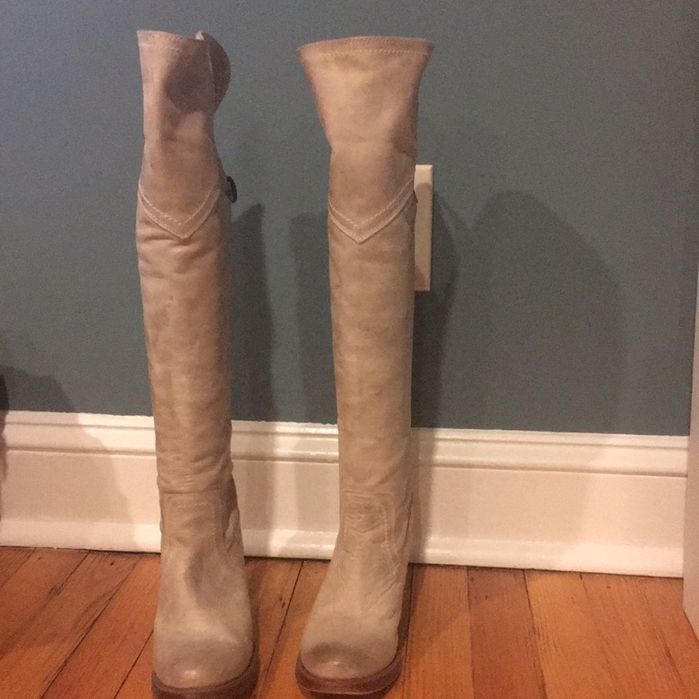 Frye Jane tall cuff boots 5.5